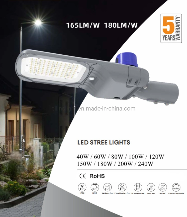 10 Year Warranty Smart Zigbee/Lora/Iot LED Garden Street Lamp Road Street Lighting Solar LED Street Light