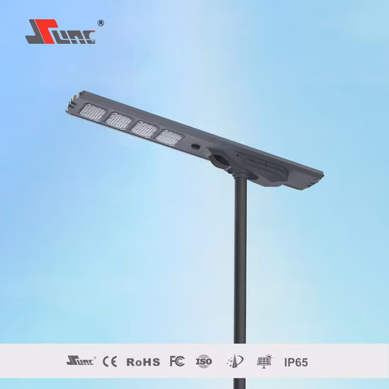 Good Quality Outdoor All in One Aluminum Park Garden Lamp Integrated Solar Power LED Parking Lot Street Light