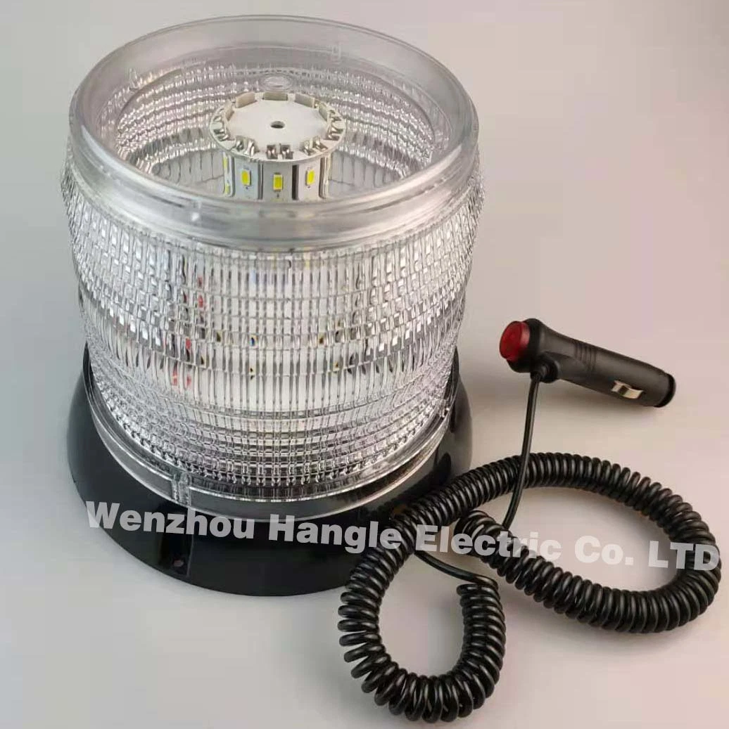 Ltd6166 80LED 12V White Traffic Strobe Lamp Safety Flashing Emergency Security Car Warning LED Beacon Light
