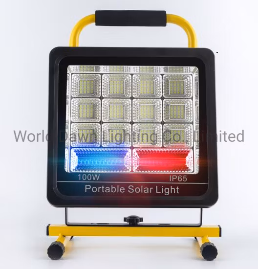 USB Charging Cable Camping Garden Solar Light Yard Traffic Warning Fishing Portable Convenient Using IP65 Solar Flood Light