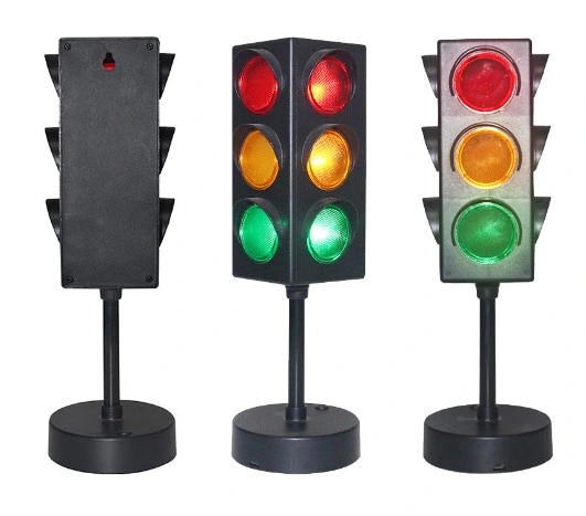 Factory Direct Mini Battery Blinking Traffic Signal Stop Lamps Flashing Traffic Lights