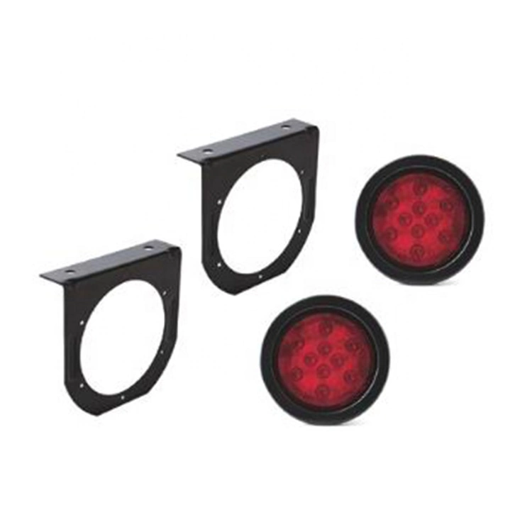 LED Trailer Tail Lights - 4&quot; Round Light Stop/Turn/Tail