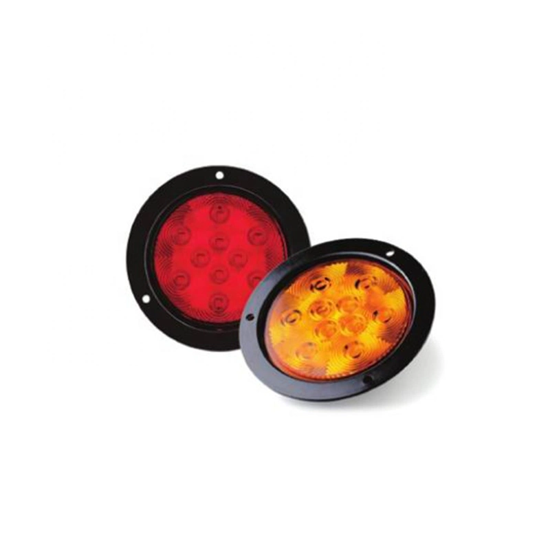 LED Trailer Tail Lights - 4&quot; Round Light Stop/Turn/Tail