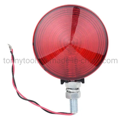 4" Round Stop/Tail/Turn Light with Single Stud Mount/ Amber/Red Colors
