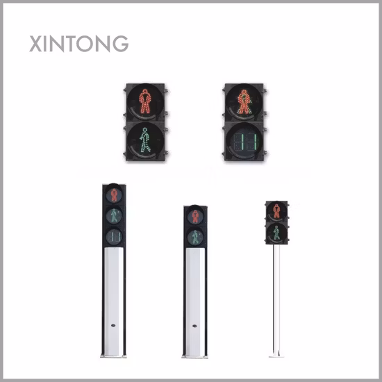 100V/280V Road Xintong by Carton Flashing Warning Traffic Signal Light