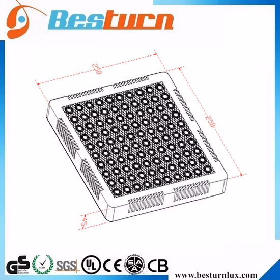 Lp Series 10 Full Spectrum Hydroponic Vertical Farming System Full Spectrum Flowering Bars LED Grow Light for Indoor Weed Medical Plant