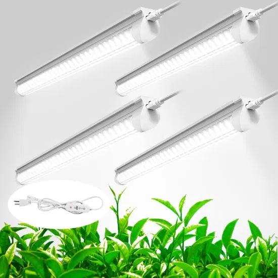 Jesled Flowering Growing LED Light Full Spectrum T8 Grow Light for Greenhouse Hydroponic Growing Systems